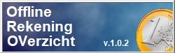Offline Rekening OVerzicht